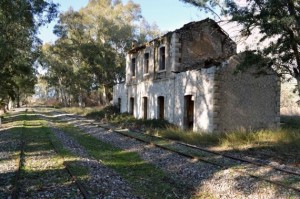 Σιδηροδρομικός σταθμός Κρυονερίου  φωτο: Βαγγέλης Πυρπύλής