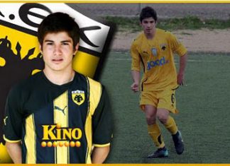 Στην αποστολή της ΑΕΚ ο 16χρονος Αιτωλοακαρνάνας Φούντας