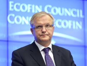 Olli Rehn, European Finance Ministers Meet In Brussels