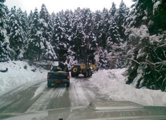 Παρεμβάσεις στο οδικό δίκτυο του νομού εξαιτίας της κακοκαιρίας