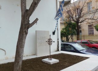 Ολοκληρώνονται οι εργασίες ανάδειξης του τάφου του Ιωσήφ Ρωγών στο Μεσολόγγι