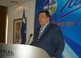 Την Κυριακή ο Καρατζαφέρης στο Αγρίνιο