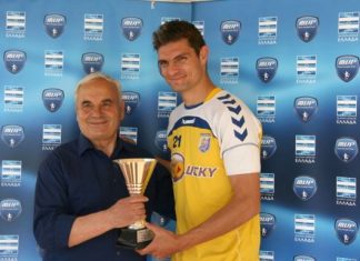 Βραβεύτηκε ο Χαριστέας ως MVP της 29ης αγωνιστικής