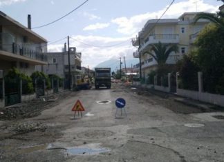 Έργα οδοποιίας στο Αλμυράκι Μεσολογγίου