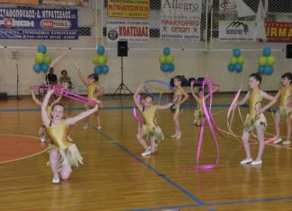 Aποκριάτικη παράσταση από το Τμήμα της Ρυθμικής Γυμναστικής της ΓΕΑ