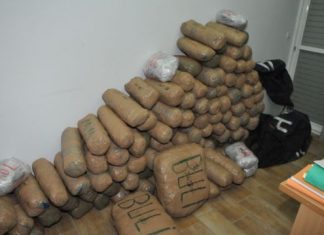 Καταδίωξη και σύλληψη 40χρονου με 62 κιλά χασίς στο Αιτωλικό