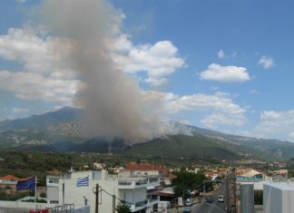 Σε ύφεση η φωτιά στην Παραβόλα