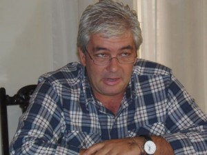 Ο πρόεδρος του Εμπορικού Συλλόγου Αγρινίου Π. Μπεσίνης