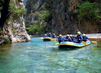 Rafting στον Εύηνο