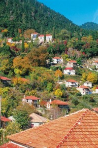 Η Αμπελακιώτισσα, ένα ήσυχο χωριό που βρίσκεται σε υψόμετρο 800 μέτρων.