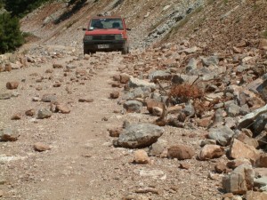 Ορεινή Τριχωνίδα Οδικό δίκτυο, ώρα μηδέν