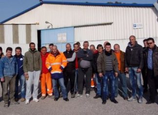 Το Εργατικό Κέντρο Μεσολογγίου κοντά στους εργαζομένους της Rigips