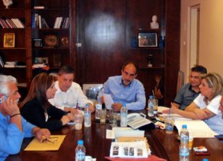 Ευρεία σύσκεψη στην περιφέρεια για τα έργα της Αιτωλοακαρνανίας