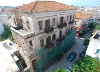 Πλησιάζει στην ολοκλήρωση η ανακαίνιση του αρχοντικού του Χρυσόγελου στο Μεσολόγγι