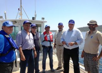 Επίσκεψη Αγγελάκα σε ιχθυοτροφικές μονάδες της Αιτωλοακαρνανίας