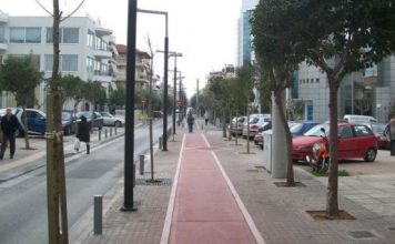 Ποδηλατόδρομος – πεζόδρομος στον Αϊ Γιάννη Ρηγανά