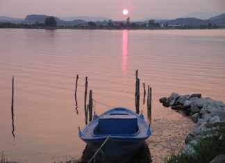 Ηλιοβασίλεμα στο Αιτωλικό