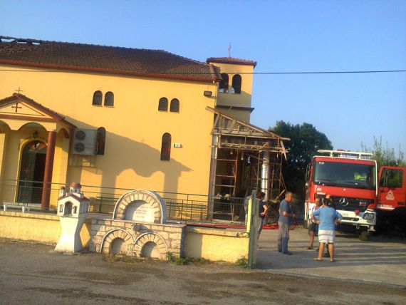 η εκκλησία του Αγίου Νεκταρίου στον Κάμπο Αμφιλοχίας