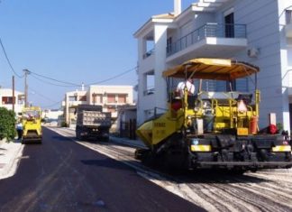 Κατασκευή έργων οδοποιίας σε περιοχές του νέου σχεδίου πόλεως Μεσολογγίου