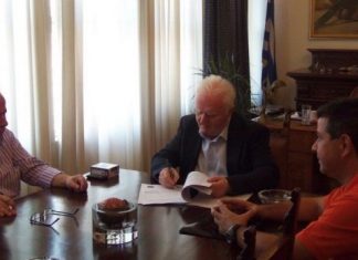 Υπεγράφη η σύμβαση για το οδικό έργο στο ρέμα Ρεμπελιά