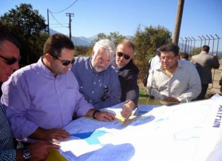 Στην υδατοδεξαμενή της Κωνωπίνας ο υπεύθυνος των έργων Δυτικής Ελλάδας