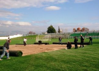 Εργασίες αποκατάστασης στο γήπεδο του Νεοχωρίου