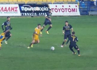 Κόλλησαν στην βροχή και στο μηδέν Παναιτωλικός και Άρης