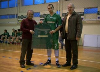 Τίμησε την οικογένεια Σταμουλάκη η Γυμναστική Εταιρεία Αγρινίου