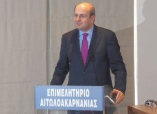 «Φύλλο πορείας» στην Αιτωλοακαρνανία για Χατζηδάκη