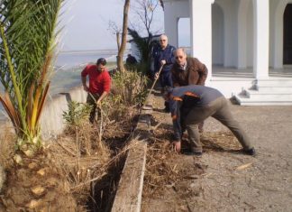 Οι ιεροψάλτες Μεσολογγίου και πάλι… εθελοντές στην καθαριότητα