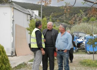 Στο εργοτάξιο της Ιόνιας Οδού ο Γιάννης Τέγας