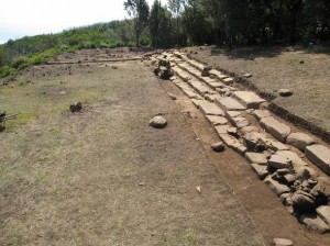 Οι λίθινες κερκίδες του αρχαίου σταδίου