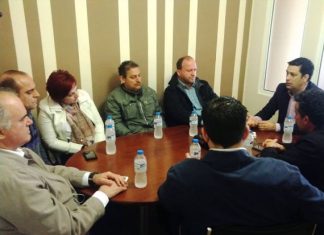 Με το Δ.Σ. των εργαζομένων στο δήμο ο Παπαναστασίου