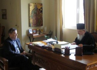 Συνάντηση Αντωνόπολου – Μητροπολίτη
