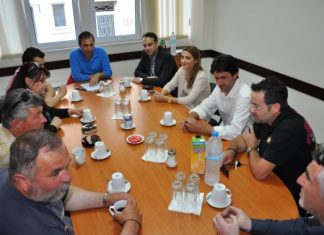 Επίσκεψη του Θ. Παπαθανάση στο Εργατικό Κέντρο