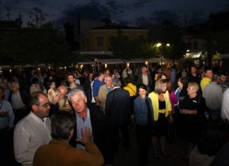 Με πολύ κόσμο η συγκέντρωση Παπαδόπουλου στο Μεσολόγγι