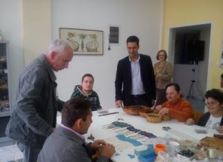 Το Εργαστήρι “Παναγία Ελεούσα” επισκέφτηκε ο Γιώργος Παπαναστασίου