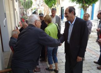 Περιοδεία Χατζηλάμπρου στο Μεσολόγγι