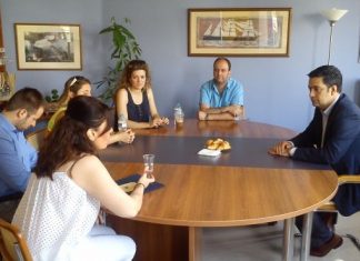 Με τα στελέχη του Κέντρου Πρόληψης «Οδυσσεάς» συναντήθηκε ο Γ. Παπαναστασίου