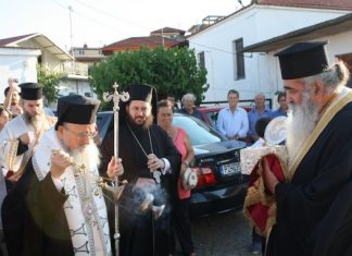 Υποδοχή Τιμίας Κάρας Αγίου Βαρβάρου στην Τρύφου Ξηρομέρου