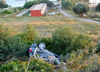 Εκτροπή οχήματος με τραυματίες στο δρόμο Αστακός – Μύτικας