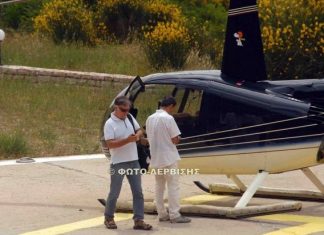 Άλλα κόλπα από Κωστούλα : Με το ελικόπτερο στο Καρπενήσι