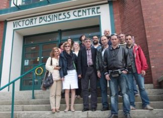 Ομάδα εργασίας του Σχολείου Δεύτερης Ευκαιρίας Αγρινίου στο Πόρτσμουθ