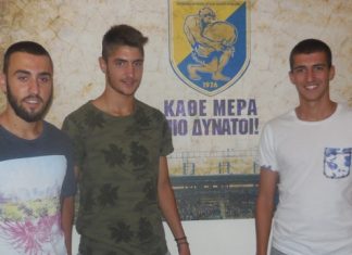 Υπέγραψαν επαγγελματικά συμβόλαια Ζαρκάδας, Κωνσταντινόπουλος και Χαντάκιας
