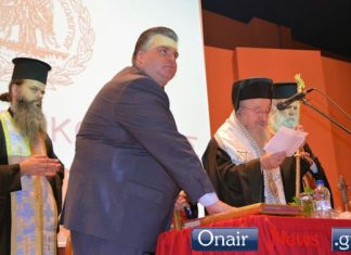 Η ορκωμοσία της νέας δημοτικής αρχής Μεσολογγίου