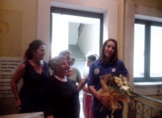 Η άφιξη της παγκόσμιας πρωταθλήτριας στο Tae Kwon Do Μαρίας Λεκατσά στην Κανδήλα