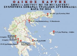 Δυο καρμανιόλες στην Αιτωλοακαρνανία με τη μεγαλύτερη συχνότητα ατυχημάτων στην Ελλάδα