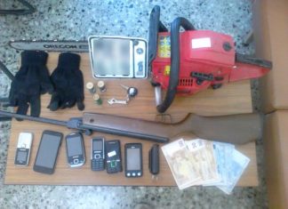 21χρονος Ρουμάνος συνελήφθη στο Γαλατά για κλοπή και παράνομη οπλοκατοχή