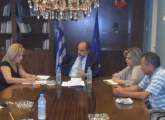 Σύσκεψη Κατσιφάρα – Σταρακά με τους διευθυντές της περιφέρειας στο Μεσολόγγι