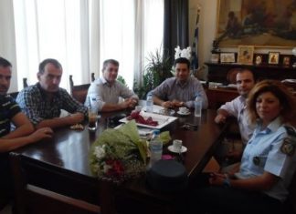 Συνάντηση της Ένωσης Αστυνομικών Υπαλλήλων με τον Γ. Παπαναστασίου